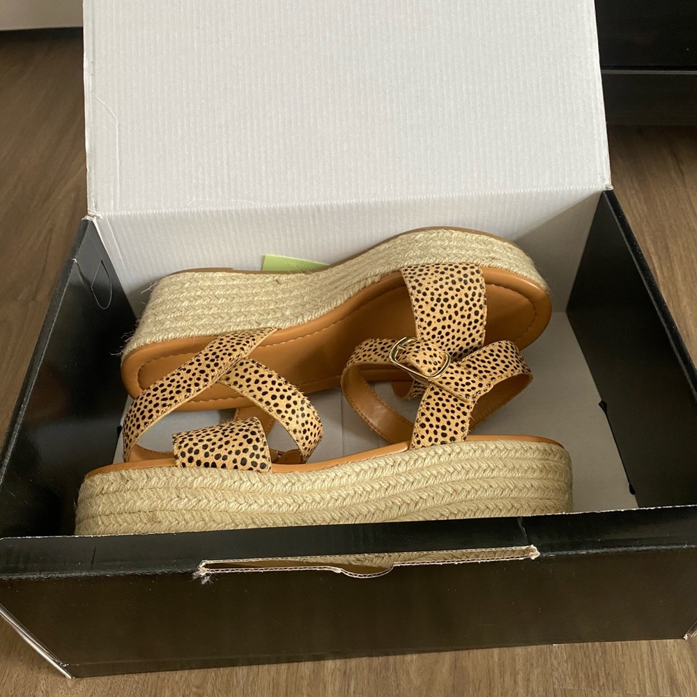 J crew espadrille wedges